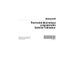 Honeywell T8112D (French) Manual De L'Utilisateur preview