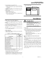 Preview for 3 page of Honeywell T812A1002 - Mechanical Thermostat User Manual