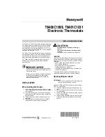 Honeywell T8400C1099 Installation Instructions Manual preview