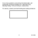 Preview for 9 page of Honeywell T8401C1031 Owner'S Manual