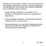 Preview for 2 page of Honeywell T8424C1042 (French) Manual De L'Utilisateur