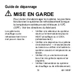 Preview for 10 page of Honeywell T8424C1042 (French) Manual De L'Utilisateur