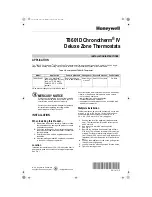 Honeywell T8601D Installation Manual preview