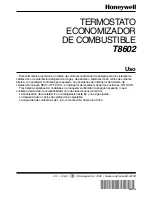 Honeywell T8602 (Spanish) Manual De Uso preview