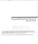 Honeywell T8611 Owner'S Manual preview