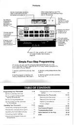 Preview for 2 page of Honeywell T8611 Owner'S Manual