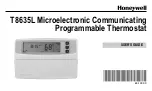 Preview for 1 page of Honeywell T8635L User Manual