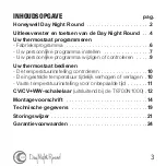 Preview for 3 page of Honeywell T8700A1009 (Dutch) Gebruiksaanwijzing