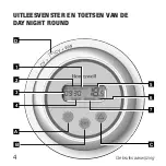 Preview for 4 page of Honeywell T8700A1009 (Dutch) Gebruiksaanwijzing