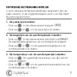 Preview for 7 page of Honeywell T8700A1009 (Dutch) Gebruiksaanwijzing