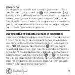 Preview for 9 page of Honeywell T8700A1009 (Dutch) Gebruiksaanwijzing