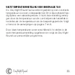 Preview for 11 page of Honeywell T8700A1009 (Dutch) Gebruiksaanwijzing