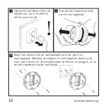 Preview for 16 page of Honeywell T8700A1009 (Dutch) Gebruiksaanwijzing