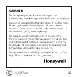 Preview for 27 page of Honeywell T8700A1009 (Dutch) Gebruiksaanwijzing