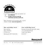 Preview for 28 page of Honeywell T8700A1009 (Dutch) Gebruiksaanwijzing