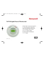 Предварительный просмотр 1 страницы Honeywell T8775 Datasheet