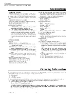 Preview for 2 page of Honeywell T921A User Manual