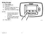 Preview for 6 page of Honeywell TB7100A1000 - MultiPro Commercial Thermostat Owner'S Manual