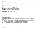 Preview for 10 page of Honeywell TB7100A1000 - MultiPro Commercial Thermostat Owner'S Manual