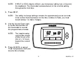 Preview for 11 page of Honeywell TB7100A1000 - MultiPro Commercial Thermostat Owner'S Manual