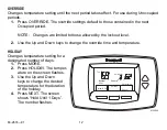 Preview for 12 page of Honeywell TB7100A1000 - MultiPro Commercial Thermostat Owner'S Manual