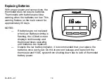 Preview for 14 page of Honeywell TB7100A1000 - MultiPro Commercial Thermostat Owner'S Manual