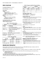 Preview for 2 page of Honeywell TB7220 COMMERCIALPRO Product Data