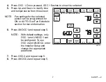 Предварительный просмотр 7 страницы Honeywell TB8220U1003 - Touchscreen Thermostat, 2h Owner'S Manual