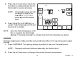 Предварительный просмотр 12 страницы Honeywell TB8220U1003 - Touchscreen Thermostat, 2h Owner'S Manual