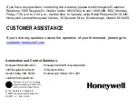 Preview for 32 page of Honeywell TB8220U1003 - Touchscreen Thermostat, 2h Owner'S Manual