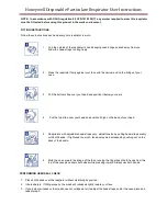 Предварительный просмотр 1 страницы Honeywell TC-84A-6750 User Instructions