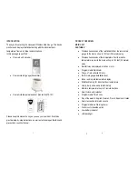 Preview for 2 page of Honeywell TC150 - Wireless Rain Gauge User Manual