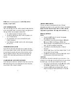 Preview for 7 page of Honeywell TC152 - Wireless Range Gauge User Manual