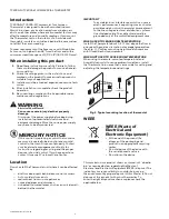 Preview for 2 page of Honeywell TC500A-N Mounting Instructions