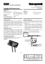 Предварительный просмотр 4 страницы Honeywell TC809EA1035 Installation And Maintenance Instructions