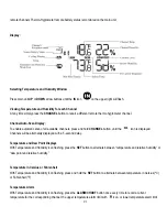 Предварительный просмотр 21 страницы Honeywell TE831W-2 - Complete Wireless Weather Station User Manual