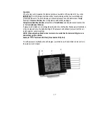 Предварительный просмотр 17 страницы Honeywell TE923W - Deluxe Weather Station User Manual