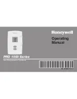 Honeywell TH1100DV Operating Manual preview