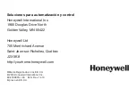 Preview for 72 page of Honeywell TH2110DV Operating Manual