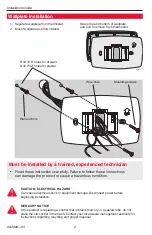 Preview for 2 page of Honeywell TH7000 Series Installation Manual