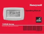 Preview for 1 page of Honeywell TH7000 Series Operating Manual