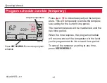 Preview for 14 page of Honeywell TH7000 Series Operating Manual