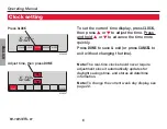 Preview for 8 page of Honeywell TH8110U1003 - VisionPro Thermostat Operating Manual