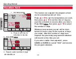 Preview for 16 page of Honeywell TH8110U1003 - VisionPro Thermostat Operating Manual