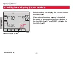 Preview for 20 page of Honeywell TH8110U1003 - VisionPro Thermostat Operating Manual