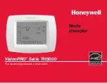 Preview for 33 page of Honeywell TH8110U1003 - VisionPro Thermostat Operating Manual