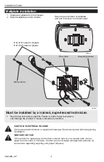 Preview for 2 page of Honeywell TH8320ZW Installation Manual