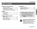 Preview for 3 page of Honeywell TH8320ZW1000 Operating Manual