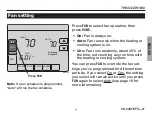 Preview for 9 page of Honeywell TH8320ZW1000 Operating Manual