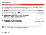 Предварительный просмотр 4 страницы Honeywell TH9421 Operating Manual